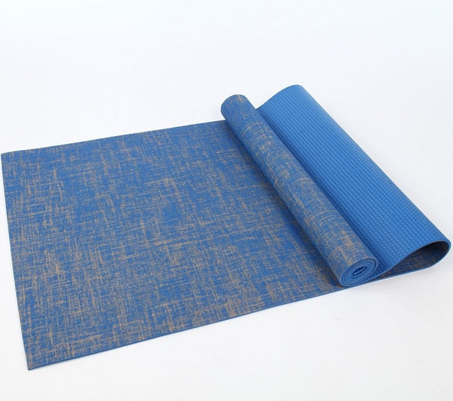 High Quality Flax Non-slip Yoga Mat