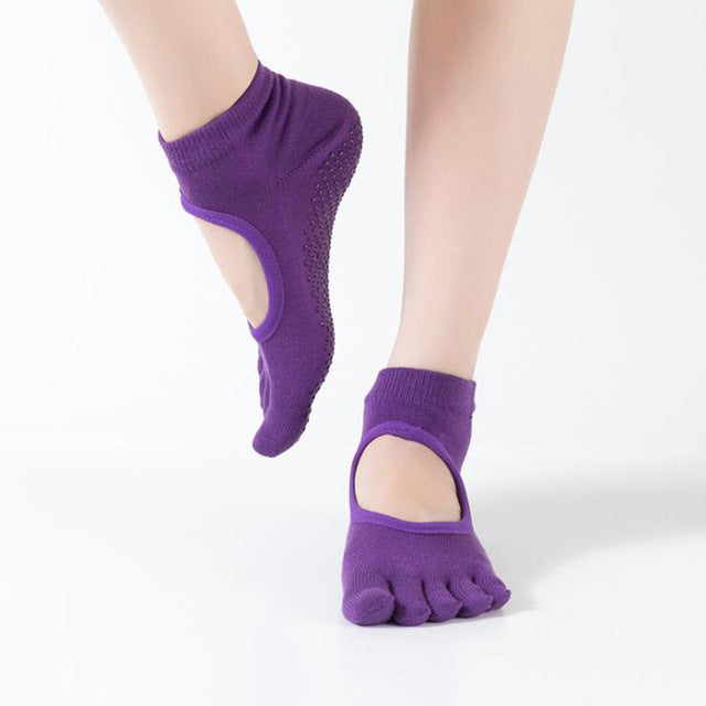 Women Yoga Socks Five Fingers Socks