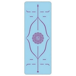 Suede Rubber Yoga Mat