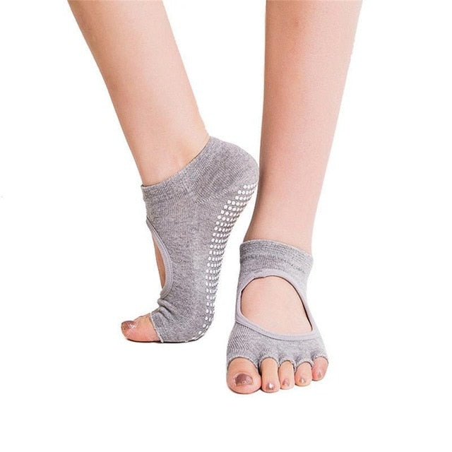 Finger-separated Yoga Socks