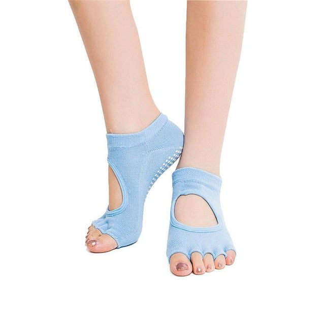 Finger-separated Yoga Socks