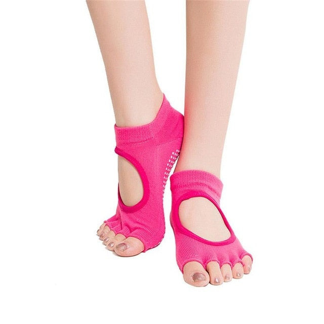 Finger-separated Yoga Socks