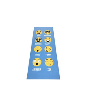 Children Yoga Mat Emoji Printed