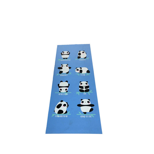 Children Yoga Mat Emoji Printed