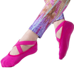 Professional Backless Strap Dancing Socks