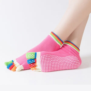 Yoga Socks Colorful Five Fingers