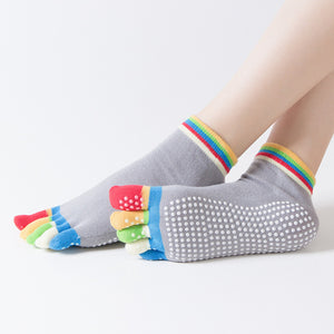 Yoga Socks Colorful Five Fingers