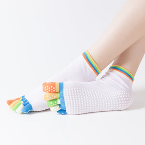 Yoga Socks Colorful Five Fingers