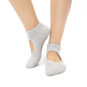 Women Yoga Socks Half Toe Backless