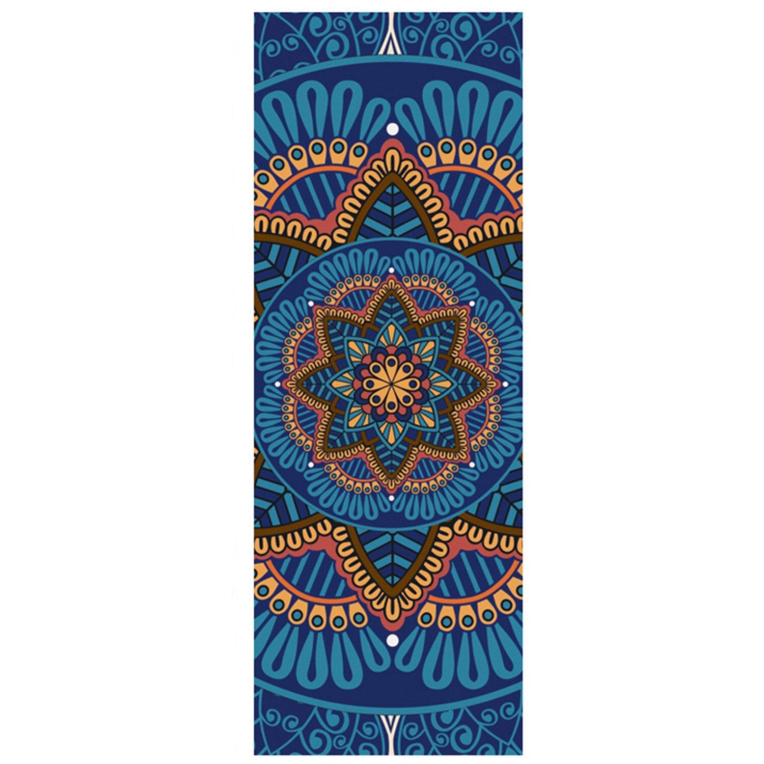 Lotus Pattern Suede Type Yoga Mat