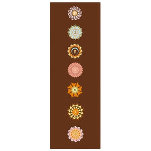 Lotus Pattern Suede Type Yoga Mat