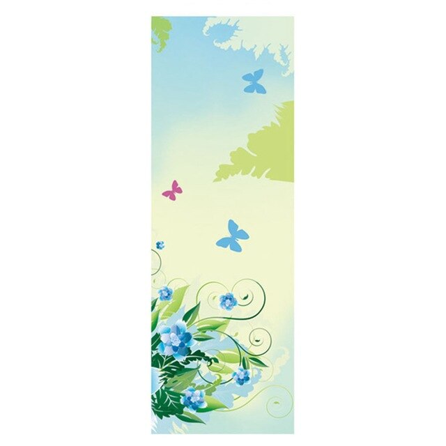 Lotus Pattern Suede Type Yoga Mat