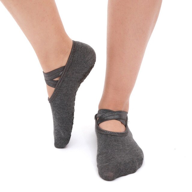 New Women Professional Anti Slip Bandage Sports Yoga Socks