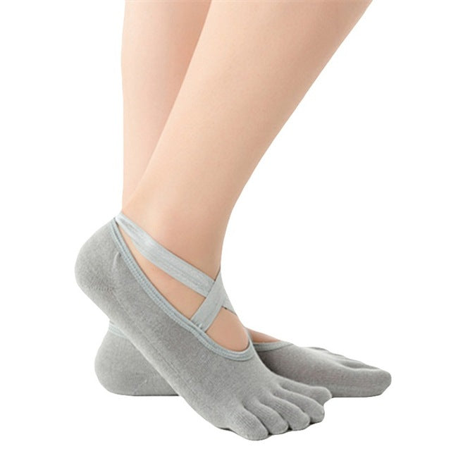 Women Professional Anti Slip Bandage Sports Yoga Socks