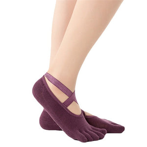 Women Professional Anti Slip Bandage Sports Yoga Socks