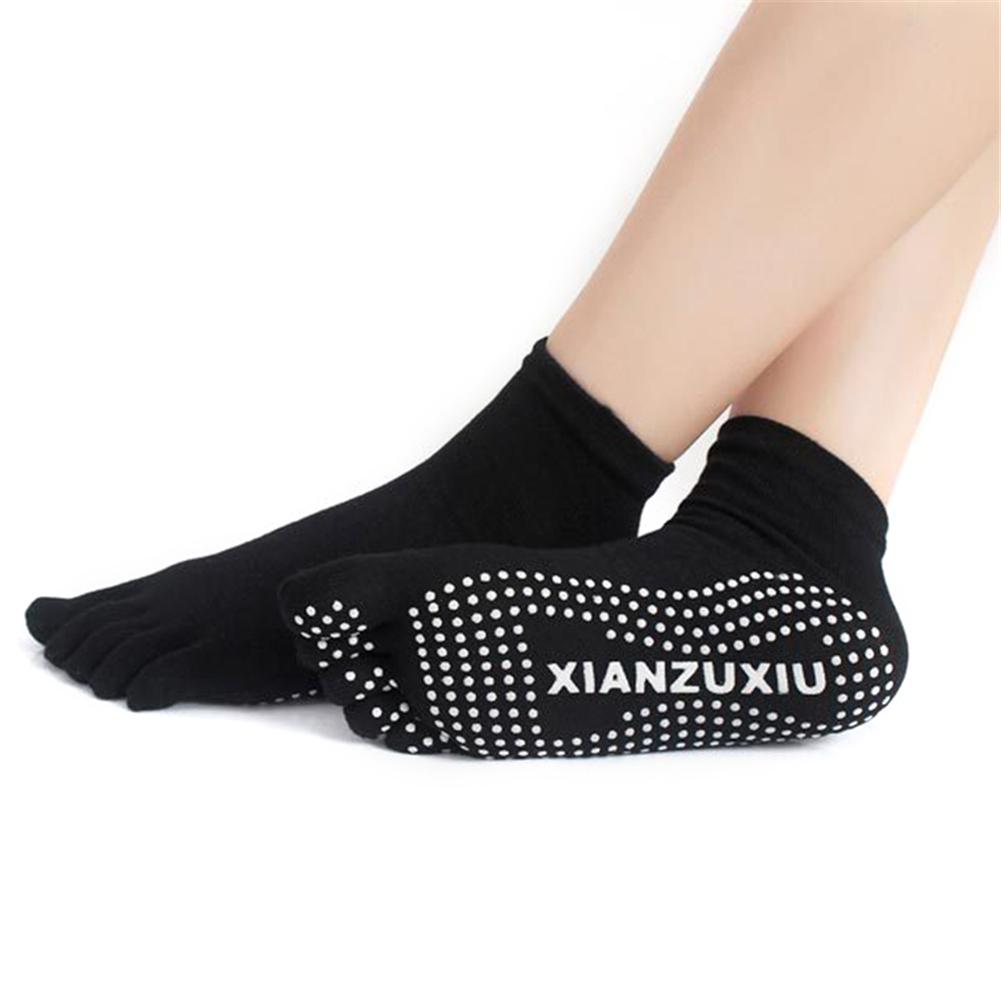 Women Anti-skid Autumn Winter Sports Yoga Toe Socks