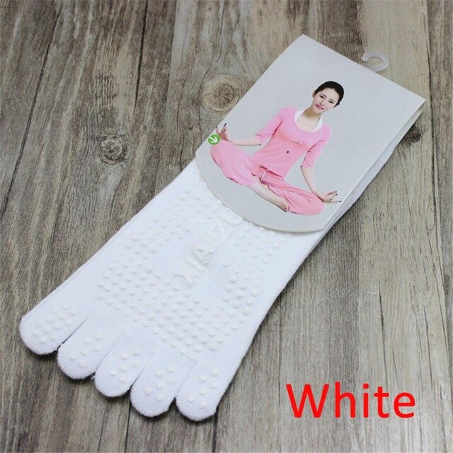 Women Anti-skid Autumn Winter Sports Yoga Toe Socks