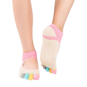 Non-Slip Yoga Socks Mix Color