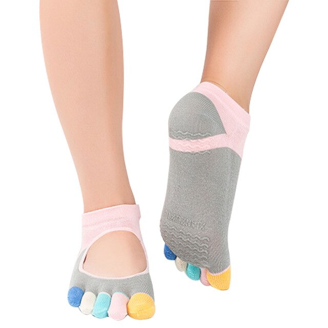 Non-Slip Yoga Socks Mix Color