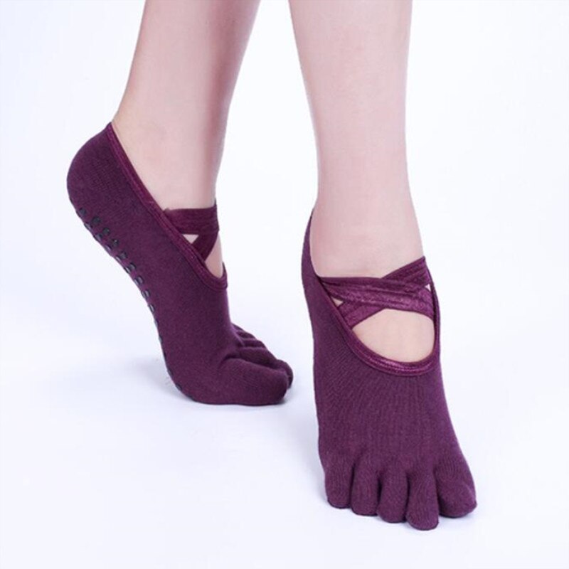 Professional Anti Slip Bandage Yoga Socks