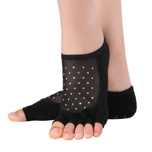 Yarn Point Drill Ladies Yoga Socks