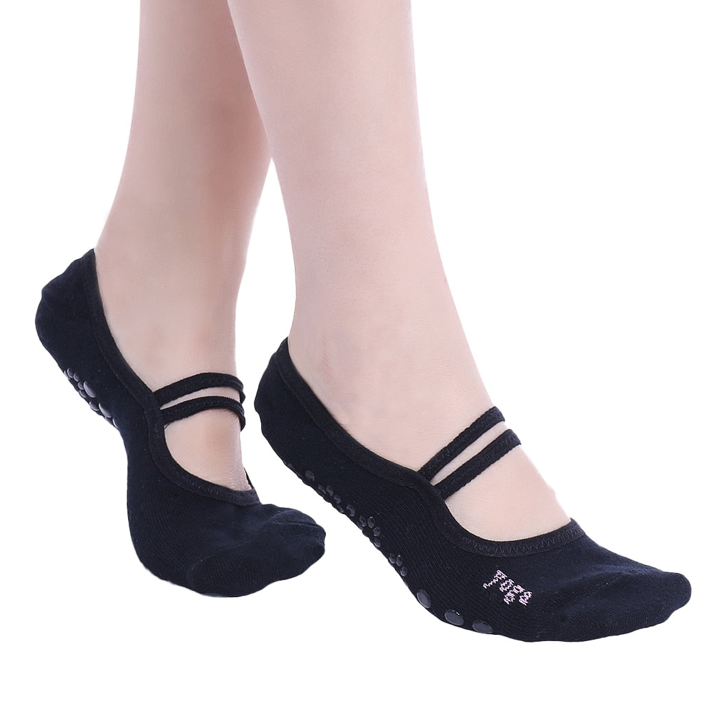 Non slip Silicone Sole Yoga Socks