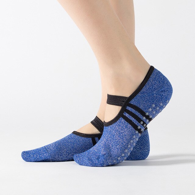 Yoga Socks Instep Strap Parallel