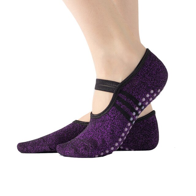 Yoga Socks Instep Strap Parallel