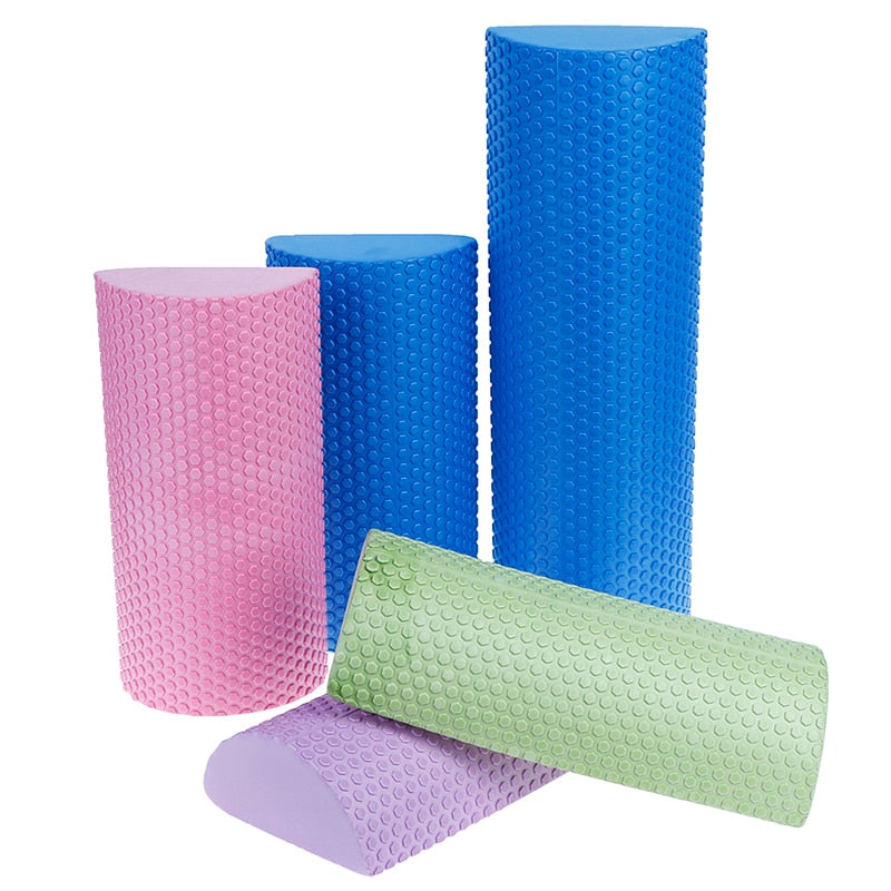 Foam Yoga Roller Half Blocks